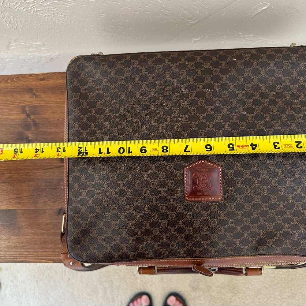 Vintage 90s Celine Macadam purse / crossbody / satchel - Picture 14 of 15